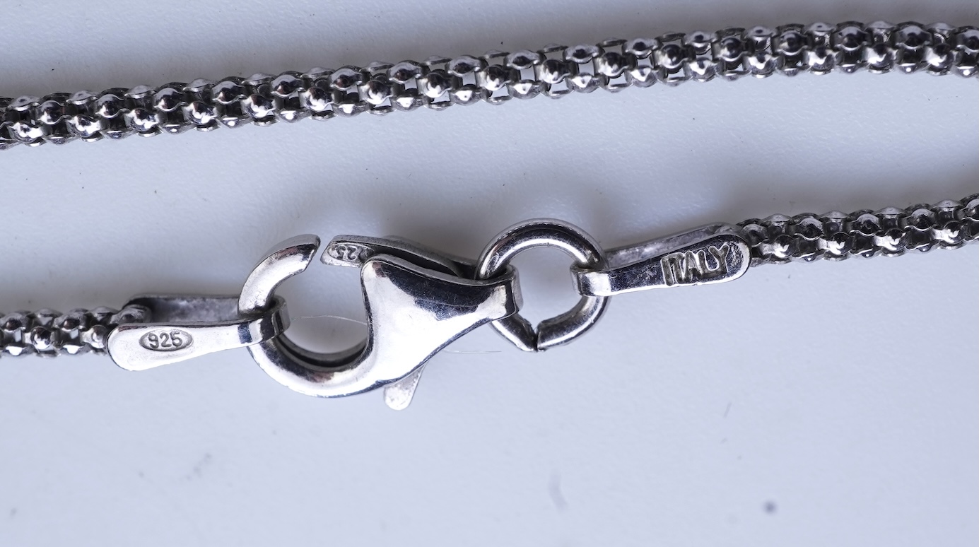 A sapphire and diamond demi-parure